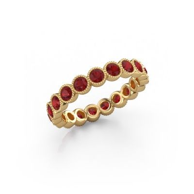 Ring Mariam 0.07 585 gold ruby 2.7 mm