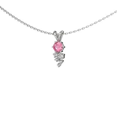 Pendant Royce 950 platinum pink sapphire 4 mm