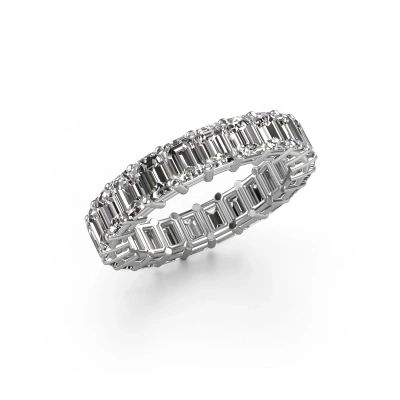 Ring Heddy EME 4x3 585 Weißgold Lab-grown Diamant 4.40 crt