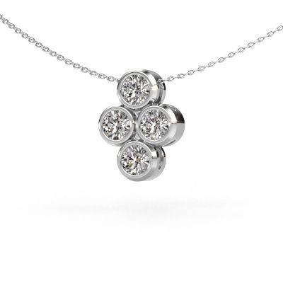 Pendant Judi 950 platinum diamond 1.60 crt
