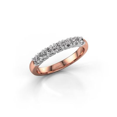 Ring Rianne 7 585 rosé goud diamant 0.385 crt