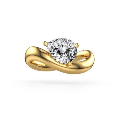 Engagement ring Chloe PER 585 gold lab grown diamond 1.50 crt