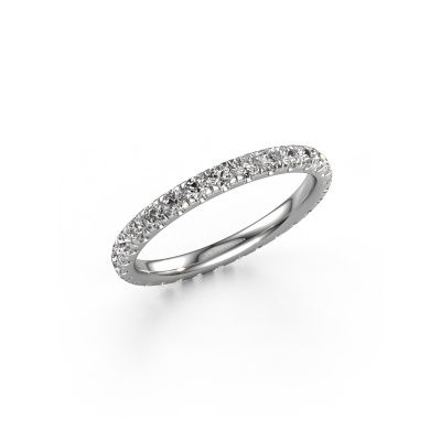 Stackable ring Jackie 2.0 585 white gold lab-grown diamond 0.87 crt