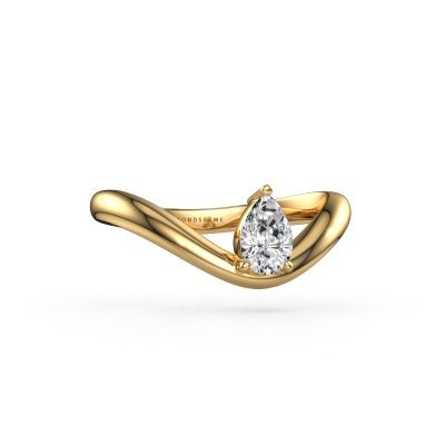 Engagement ring Femke PER 585 gold lab grown diamond 0.45 crt