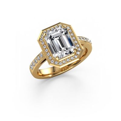 Engagement ring Dodie 2 eme 585 gold lab grown diamond 2.781 crt