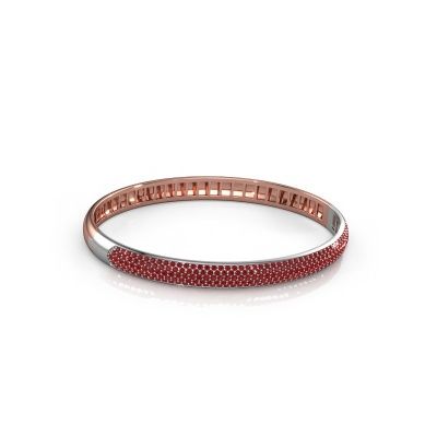 Bracelet Emely 6mm 585 rose gold ruby 1.2 mm