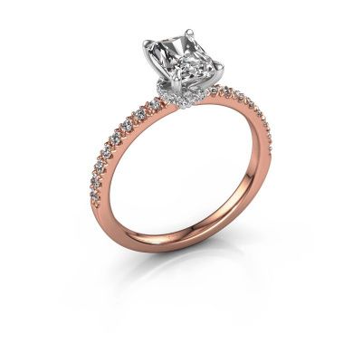 Engagement ring Crystal RAD 4 585 rose gold diamond 1.31 crt
