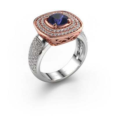 Ring Eliana 585 rose gold sapphire 6 mm