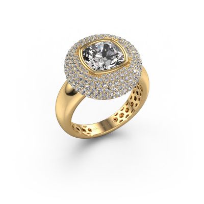 Ring Keshia 585 gold diamond 3.803 crt