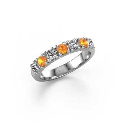 Bague Rianne 7 950 platine citrine 3 mm