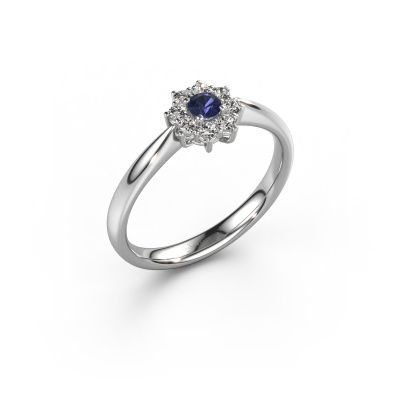Engagement ring Carolyn 1 585 white gold sapphire 3 mm