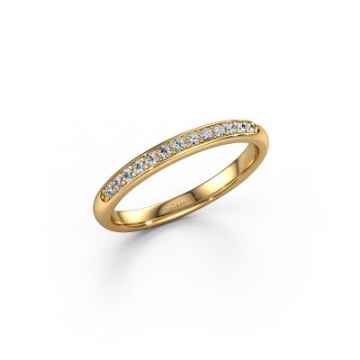 Stackable ring SR20B6H 585 gold lab grown diamond 0.168 crt