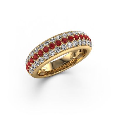 Ring Emely 8 585 gold ruby 1.9 mm