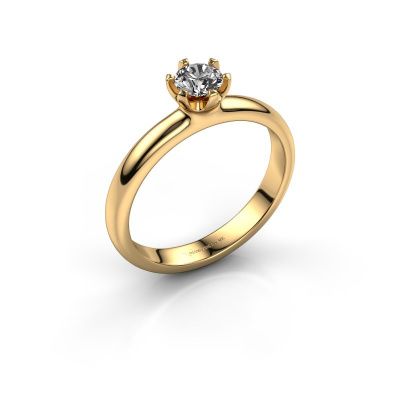 Verlovingsring Lorretta 585 goud diamant 0.30 crt