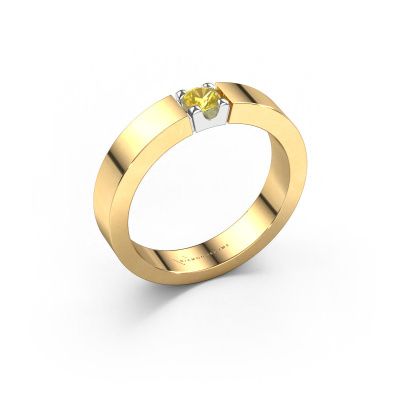Ring Dana 1 585 gold yellow sapphire 3.7 mm