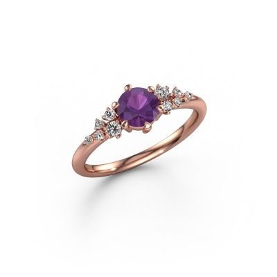 Ring Royce RND 585 Roségold Amethyst 5.5 mm
