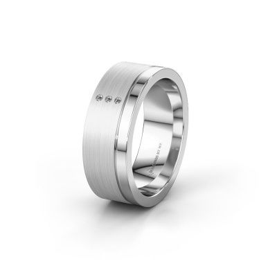 Trauring WH0325L17APM 950 Platin Diamant ±7x1.7 mm