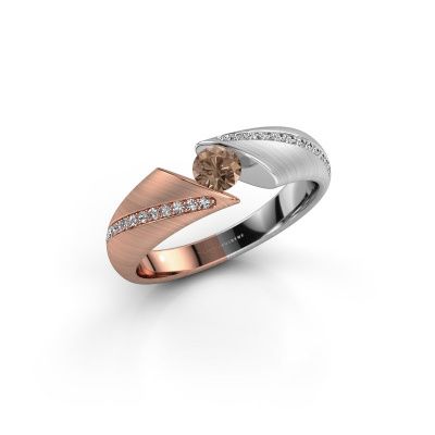Ring Hojalien 2 585 Roségold Braun Diamant 0.37 crt