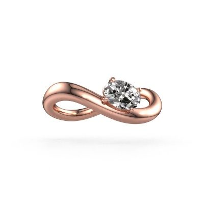 Verlobungsring Chloe OVL 585 Roségold Diamant 0.80 crt