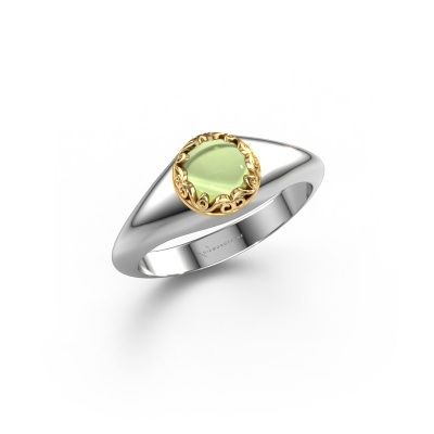 Ring Birgit 585 white gold peridot 6 mm
