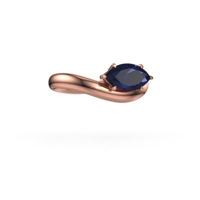 Verlobungsring Floor MRQ 585 Roségold Saphir 11x5.5 mm