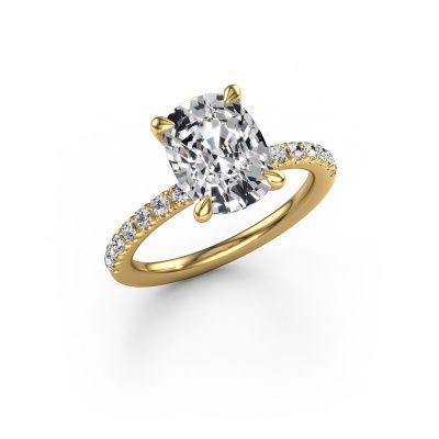 Engagement ring Crystal CSH 2 585 gold lab grown diamond 3.00 crt