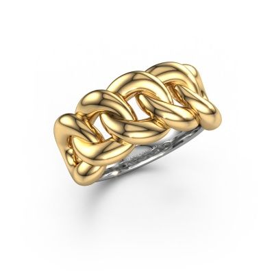 Ring Delmy 10mm 585 Weißgold