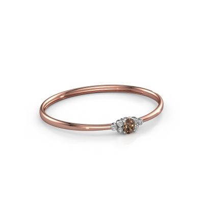 Bangle Lucy 585 rose gold brown diamond 1.22 crt