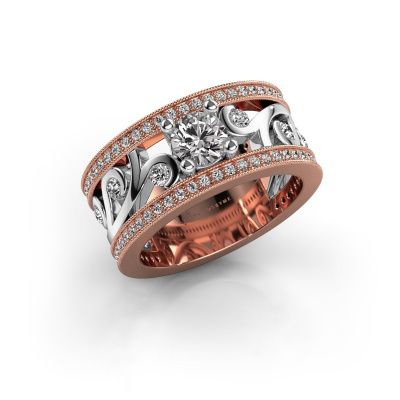 Ring Sanne 585 rosé goud diamant 1.13 crt