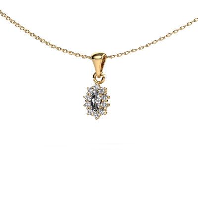 Pendant Leesa 585 gold diamond 0.38 crt