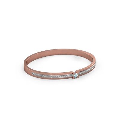 Armband Myrthe 585 Roségold Aquamarin 4 mm