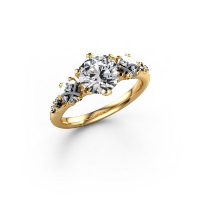 Engagement ring Aniek RND 585 gold lab grown diamond 2.19 crt