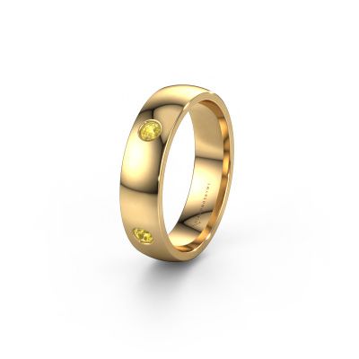Bague de mariage WH0104L25AP 585 or jaune saphir jaune 2.5 mm ±5x1.7 mm