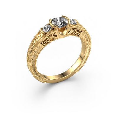 Promise ring Tasia 585 gold diamond 2.40 crt