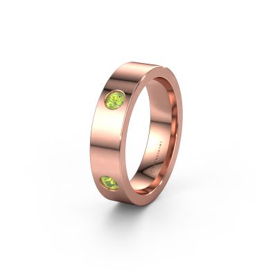 Ehering WH0104L15BP 585 Roségold Peridot 3 mm ±4x2 mm