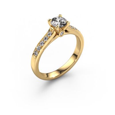 Engagement ring Valorie RND 2 585 gold diamond 2.39 crt