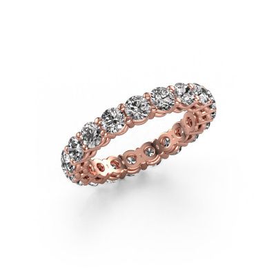 Stackable ring Michelle full 3.4 585 rose gold zirconia 3.4 mm