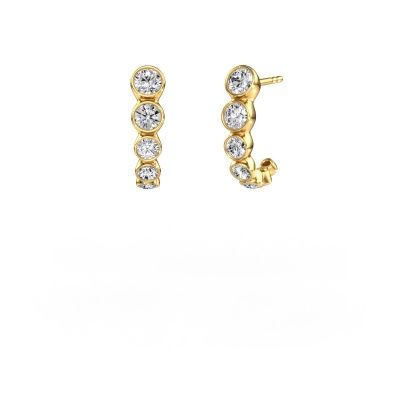 Stud earrings Suzie 585 gold diamond 1.560 crt
