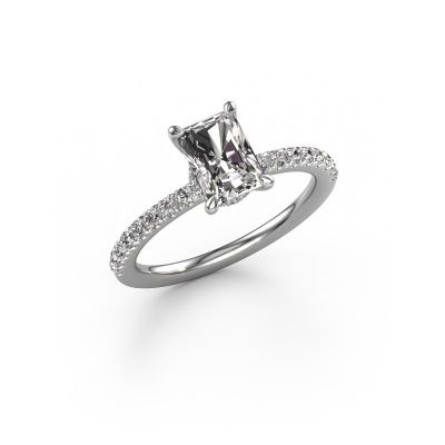 Engagement ring Crystal RAD 4 950 platinum diamond 1.31 crt