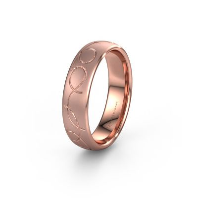 Wedding ring WH2068M36BM 585 rose gold ±0.24x0.08 in