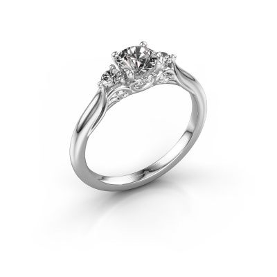 Engagement ring Laurian RND 585 white gold diamond 0.70 crt