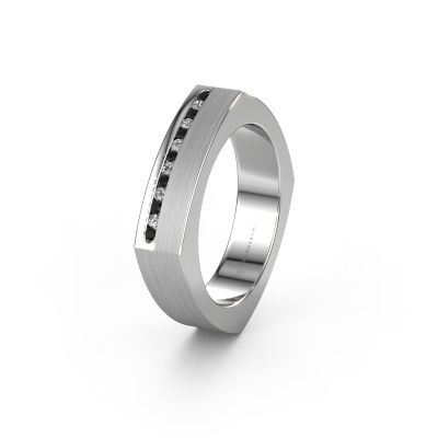 Ehering WH2005L 950 Platin Schwarz Diamant ±5x2 mm