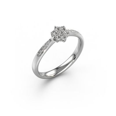Engagement ring Chantal 2 950 platinum diamond 0.02 crt