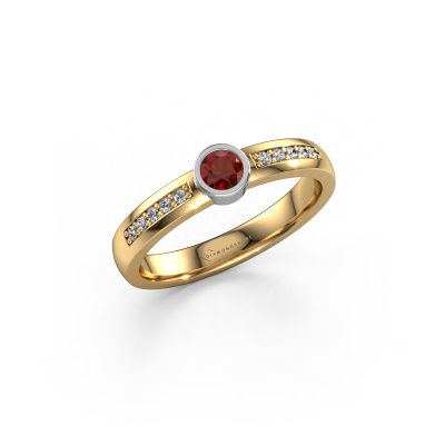 Ring Ise 2 585 gold garnet 4 mm