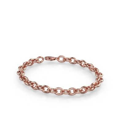 Candy bracelet Oval link 3 8.0 585 rose gold
