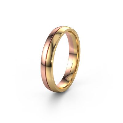 Wedding ring WH0254M24X 585 gold ±0.16x0.06 in