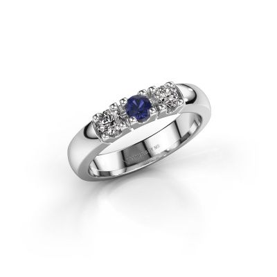 Ring Rianne 3 585 white gold sapphire 3.4 mm