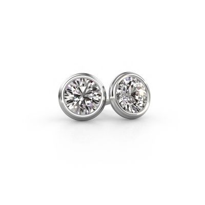 Stud earrings Shemika 950 platinum diamond 1.00 crt