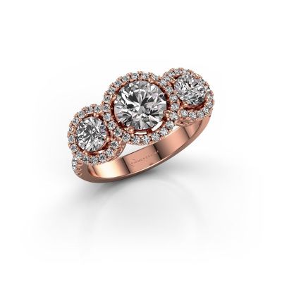 Ring Lacie 585 rose gold diamond 1.242 crt