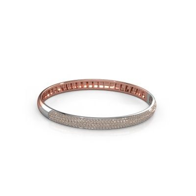 Armband Emely 6mm 585 Roségold Braun Diamant 2.013 crt